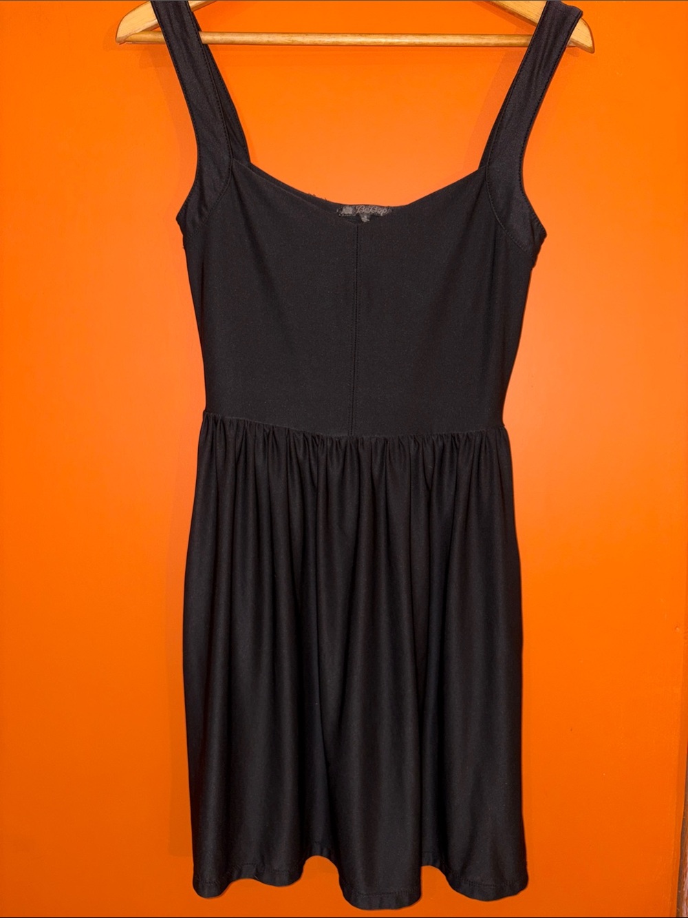 BeBop Black Mini Dress with Scoop Neck Straps Theme Park Vacation Dress Small - Picture 10 of 10